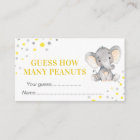 Guess How Many Peanuts Baby Shower Birthday Game