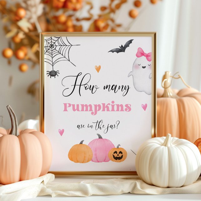 Guess how many pumpkins little Boo Poster (Creator Uploaded)