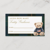 Guess How Many Teddy Grahams Baby Shower Game