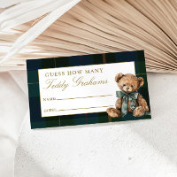 Guess How Many Teddy Grahams Baby Shower Game