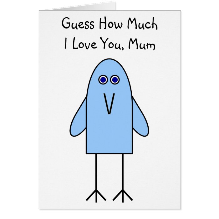 Guess How Much I Love You, Mum Card