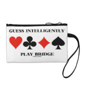 Guess Intelligently Play Bridge (Four Card Suits) Coin Wallet (Front)