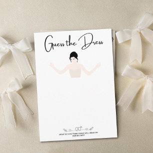 Guess the dress games card