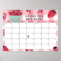Guess the Due Date Berry Sweet Baby Shower