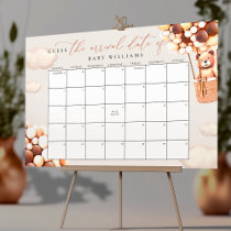 Guess The Due Date Calendar Foam Board