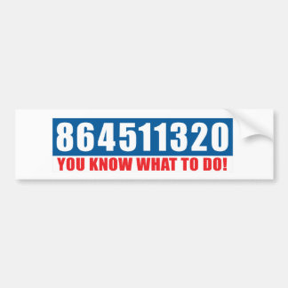 Guess the Message & Do It Bumper Sticker