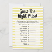 Green Bay Packers – Price Is Right Baby Shower Game – Sports Invites