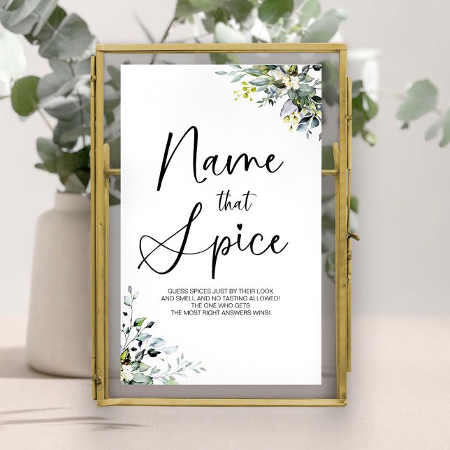 Guess The Spice Bridal Shower Game Sign (Creator Uploaded)