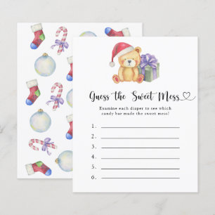 Guess the Sweet Mess game - Winter bear