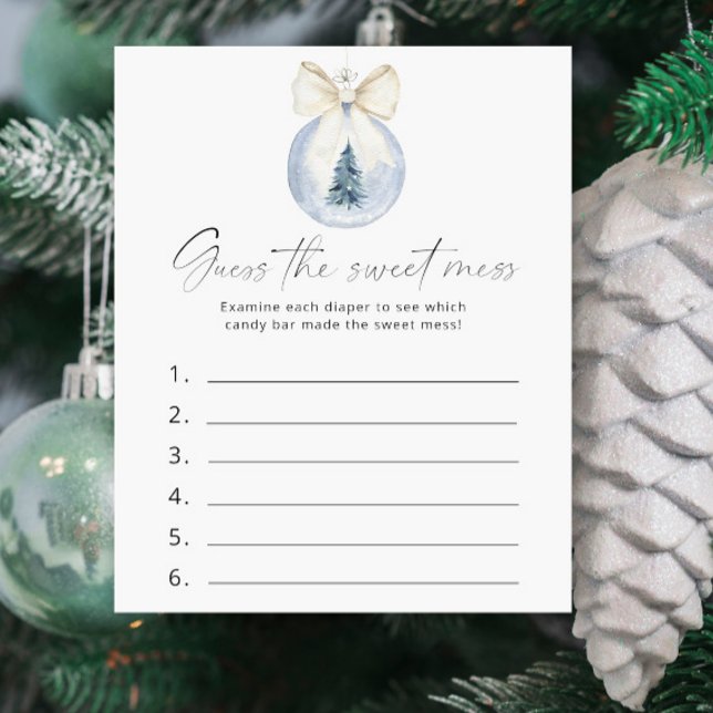 Guess the Sweet Mess - Winter Baby Shower Game (Creator Uploaded)