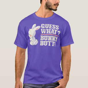 Guess What Bunny Butt Easter Day Funny Rabbit Boys T-Shirt