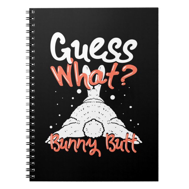 Guess What Bunny Rabbit Notebook (Front)