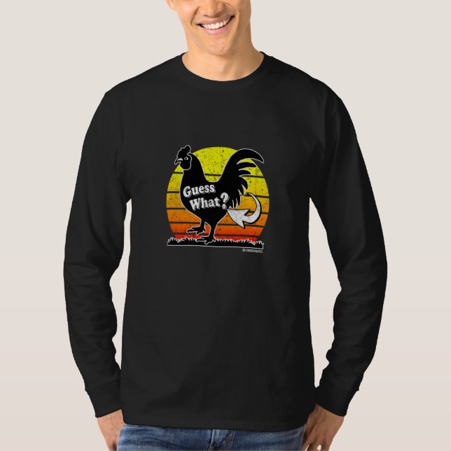 Guess What Chicken Butt Boys Girls Kids Classic Co T-Shirt (Front)