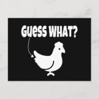 Guess what? Chicken Butt Funny Gift