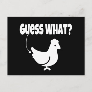Guess what? Chicken Butt Funny Gift Postcard