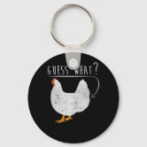 Happy Hen - Guess What Chicken Butt? Magnet for Sale by The White