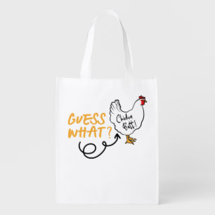 Guess What? Chicken Butt! Grocery Bag