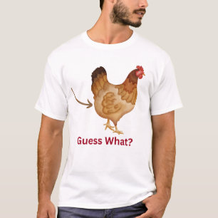 "Guess what?" Chicken Butt Retro style T-Shirt