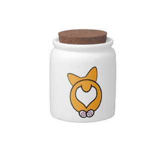 Guess What? Corgi Butt! Candy Jar