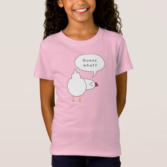 Guess what?  Cute Kawaii T-shirt (Front)
