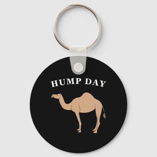 Guess What Day It Is Hump Day Camel Desert Animal Keychain