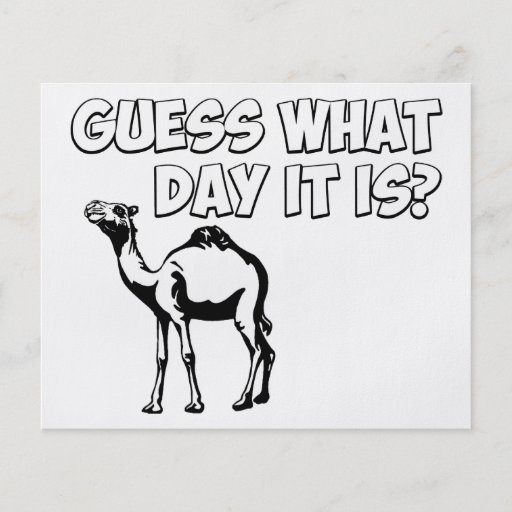 Guess What Day It Is Hump Day
