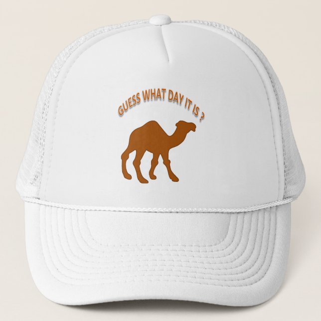 Guess What Day it is ? Hump Day Camel - Hat (Front)