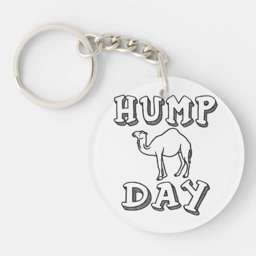 Guess What Day It Is _ Hump Day _ Funny Camel Keychain