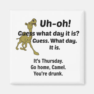 Guess What Day It Is Magnet