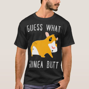 guess what guinea pig butt funny Premium T-Shirt