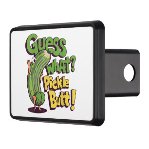 Guess What_ Pickle Butt! Funny Cucumber Hitch Cover