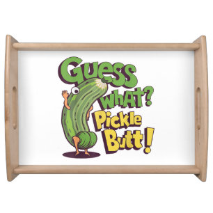 Guess What_ Pickle Butt! Funny Cucumber Serving Tray