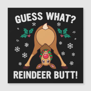 Guess What Reindeer Butt Christmas Joke