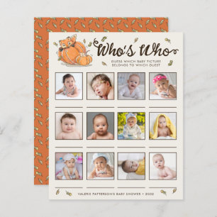Guess Which Guest's Baby Picture Baby Shower Game