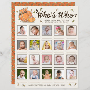 Guess Which Guest's Baby Picture Baby Shower Game