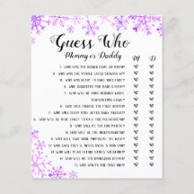 Guess Who Baby Shows Game - Baby It's Cold Outside