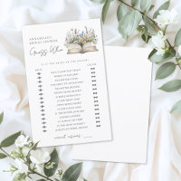 Guess Who Book Bridal Shower Game