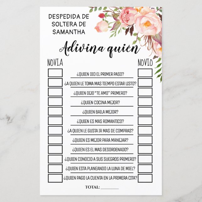 guess-who-bridal-shower-english-spanish-game-zazzle for Free Printable Bridal Shower Games In Spanish Guess who bridal shower english spanish game | Zazzle for Free Printable Bridal Shower Games In Spanish