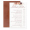 Guess Who Bride or Groom - Pampas Grass Game Card