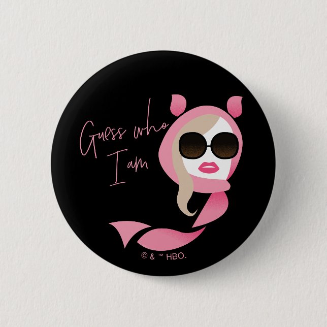 Guess Who I Am - The White Lotus Button (Front)