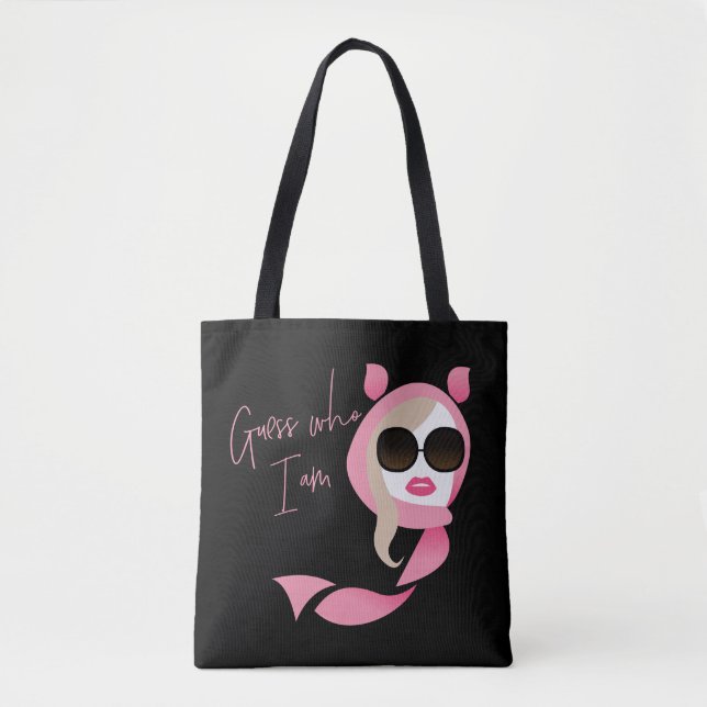 Guess Who I Am - The White Lotus Tote Bag (Front)