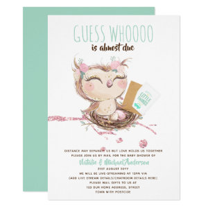 Sea Turtle and Friends Baby Boy or Girl Shower Inv