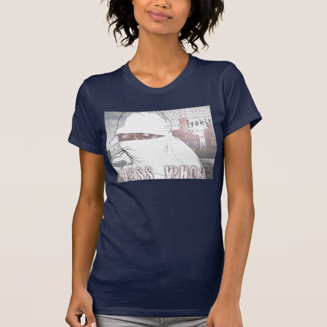 Guess Who? Ladies V-neck T-Shirt (Front)