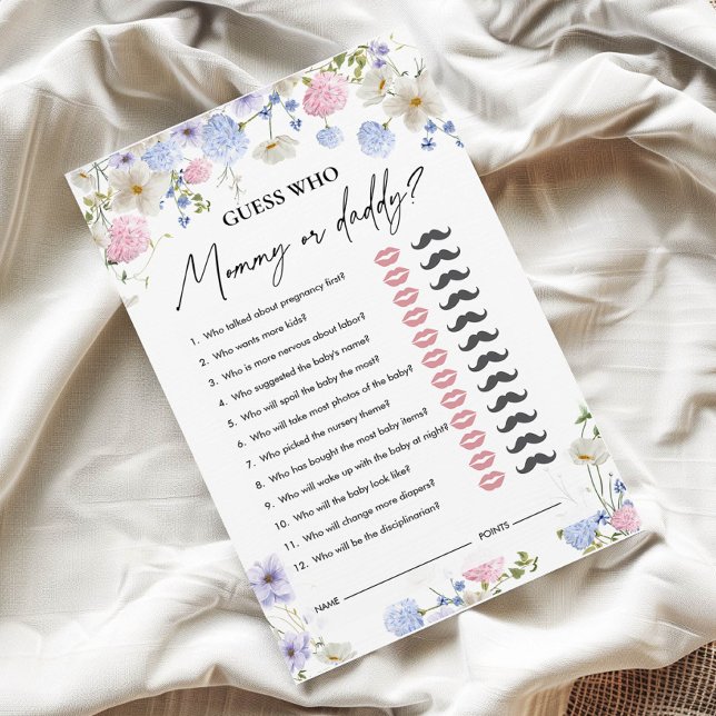 Guess Who | Mommy or Daddy | Baby Shower Game (Creator Uploaded)