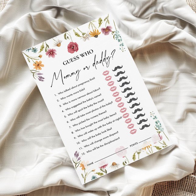 Guess Who | Mommy or Daddy | Baby Shower Game (Creator Uploaded)