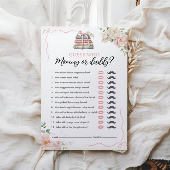 Guess Who | Mommy or Daddy | Baby Shower Game (Creator Uploaded)