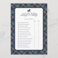 Guess Who Mommy or Daddy Baby Shower Game