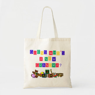 Guess Who's A New Grandma Tote Bag