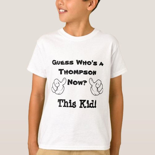 Guess Whos Adopted Now _ Custom Name Shirt