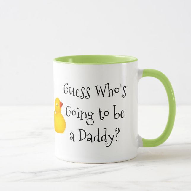 Guess Who's Going to be a Daddy? Coffee Mug (Right)
